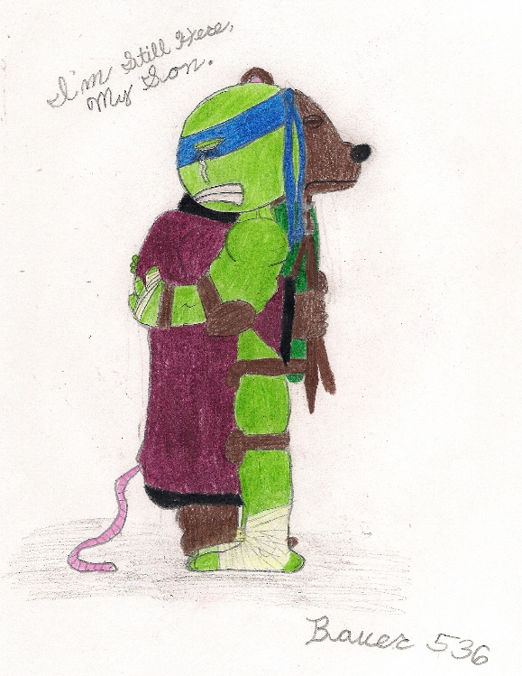 TMNT - "I'm Still Here, My Son." by Enzo01