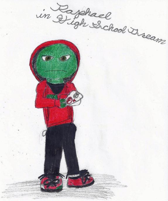 Ninja Turtles - Raphael in High School Dream by Enzo01