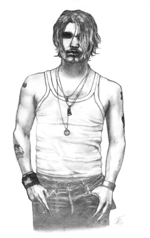 Johnny Depp by Ephemera
