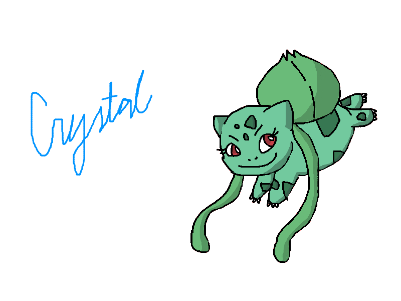 Crystal, the bulbasaur by EpicSeaBreezeMaster