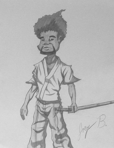 Leon, The True Afro Samurai by Epiphany347