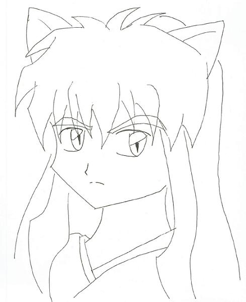 My first Inuyasha pic, yay! by Epona_the_Horsey