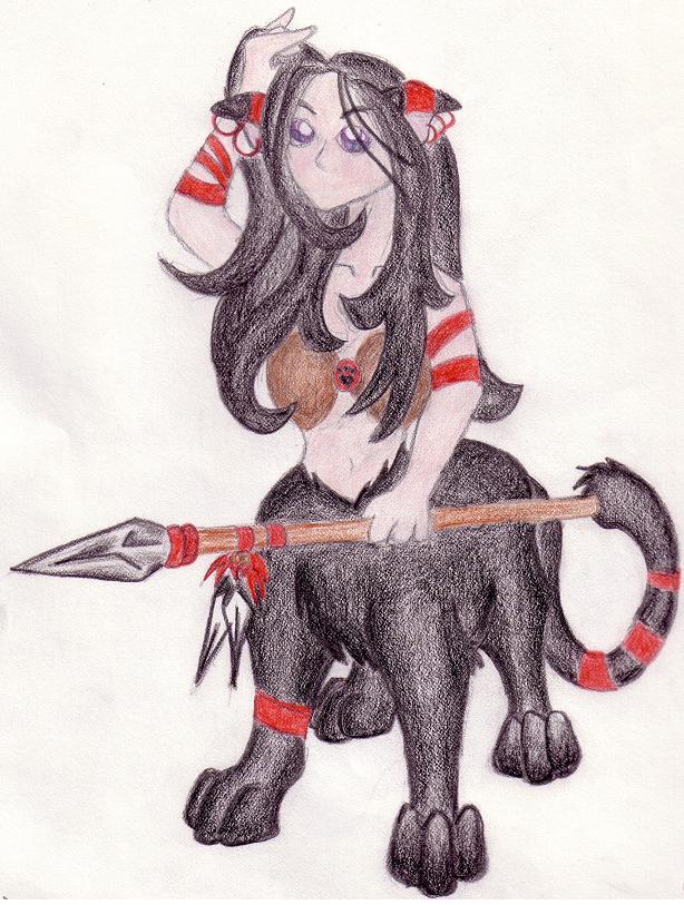 Barbarian War Kitty by EraRillian