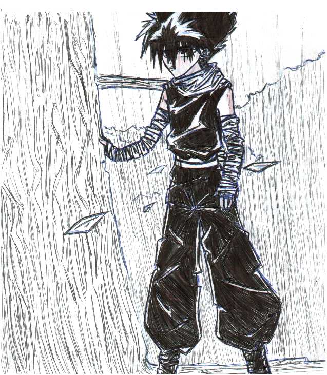 Alone In The Rain-Hiei PLEASECOMMENT by Eri_Hieis_Gurl