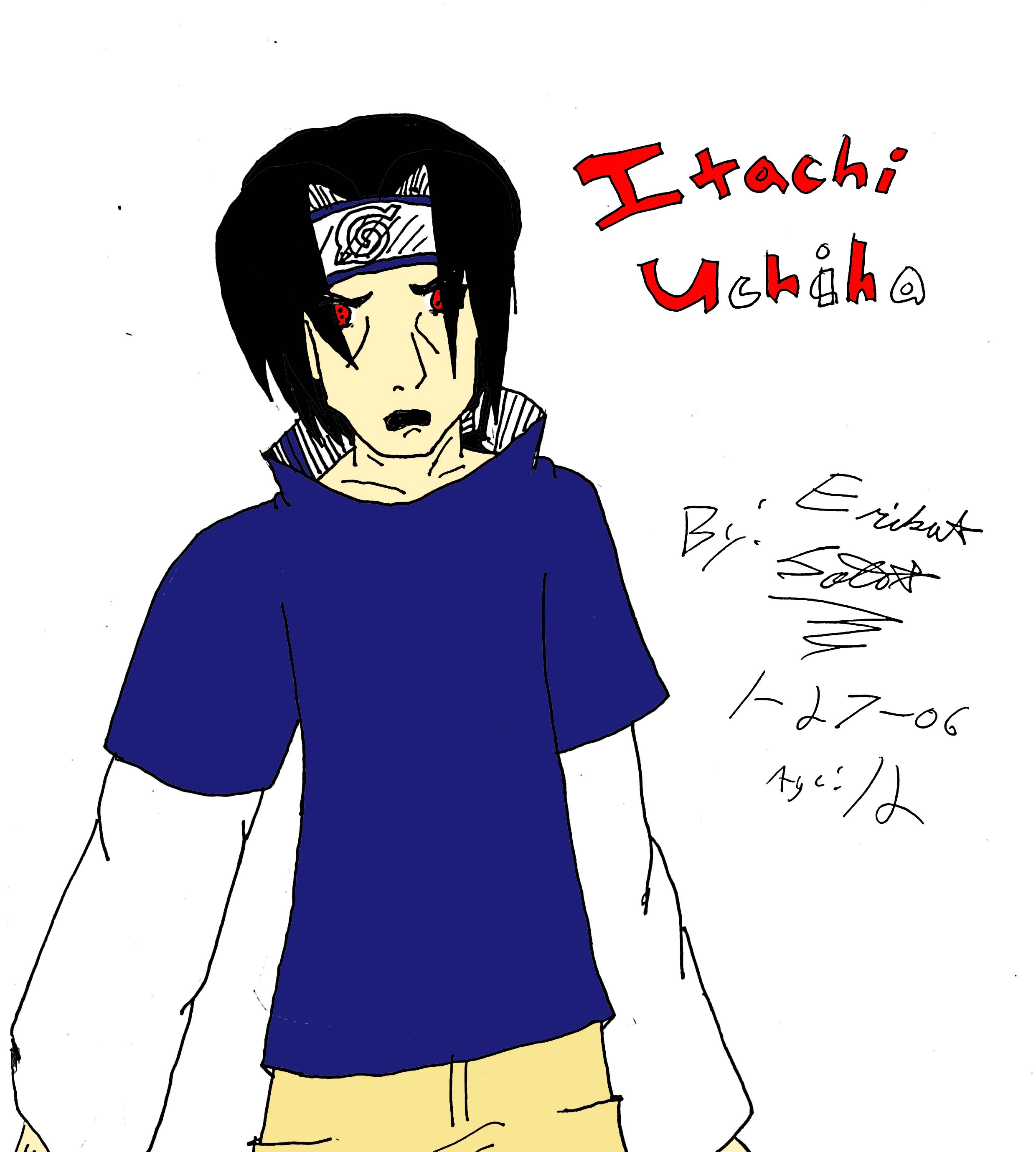 Itachi Uchiha by ErikaChan