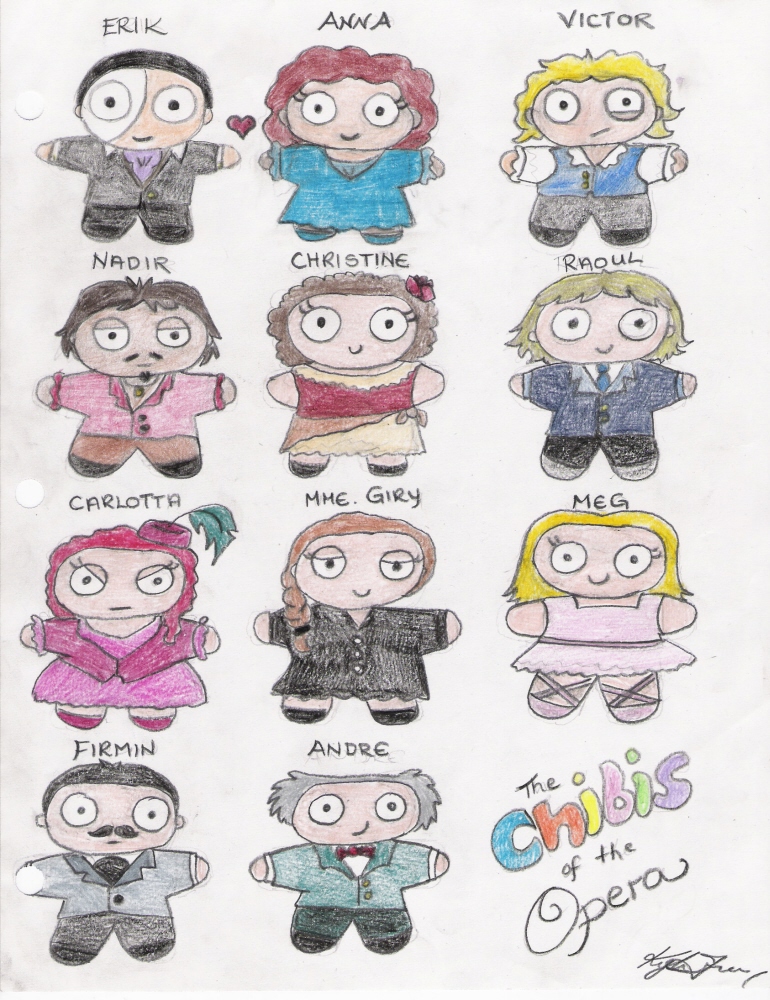 The Chibis of the Opera by Eriks_Girl