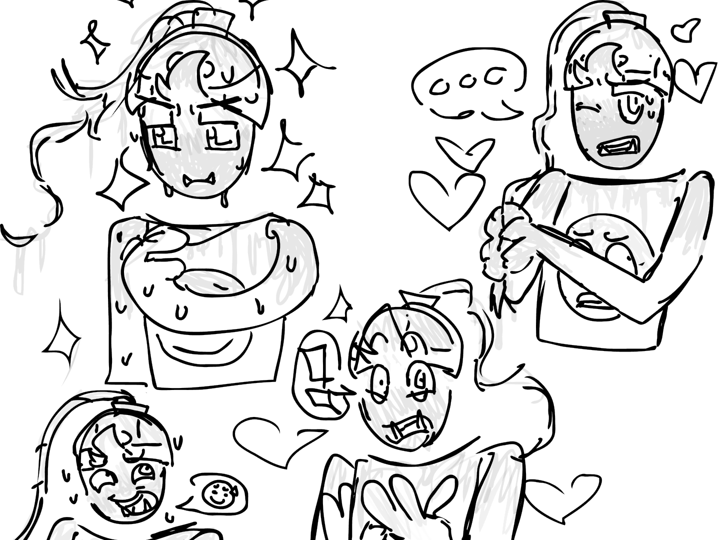 My oc lil bloody by Erinpill