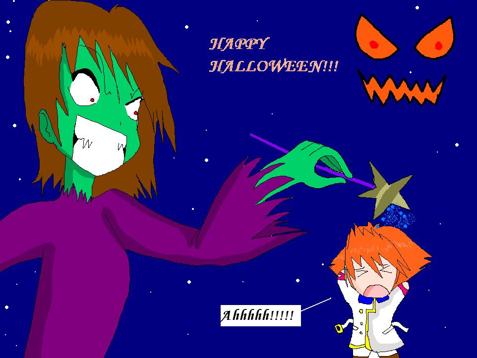 Happy Halloween! >=D by Erushi-Hime