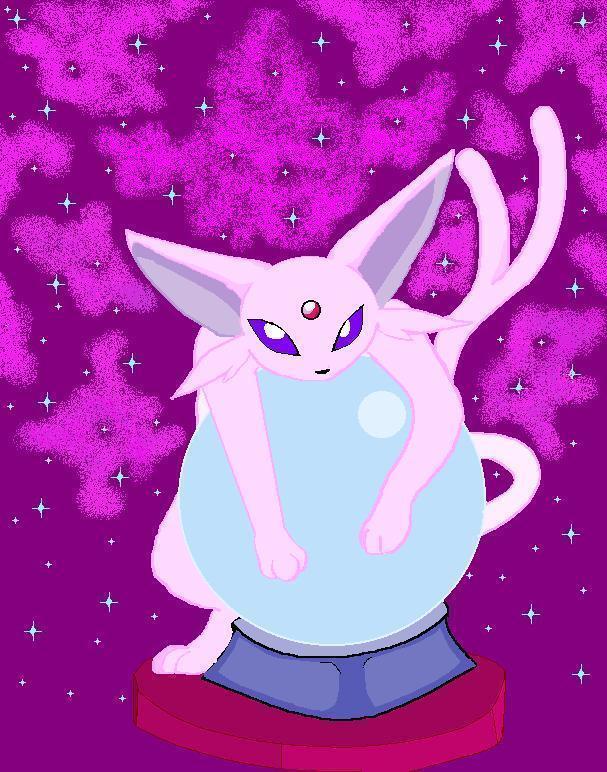 ~Look Into My Crystal Ball!~(some espeon thing...) by Escapee_From_Bedlam