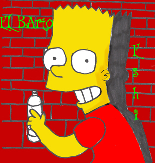 Bart Simpson by Eshi
