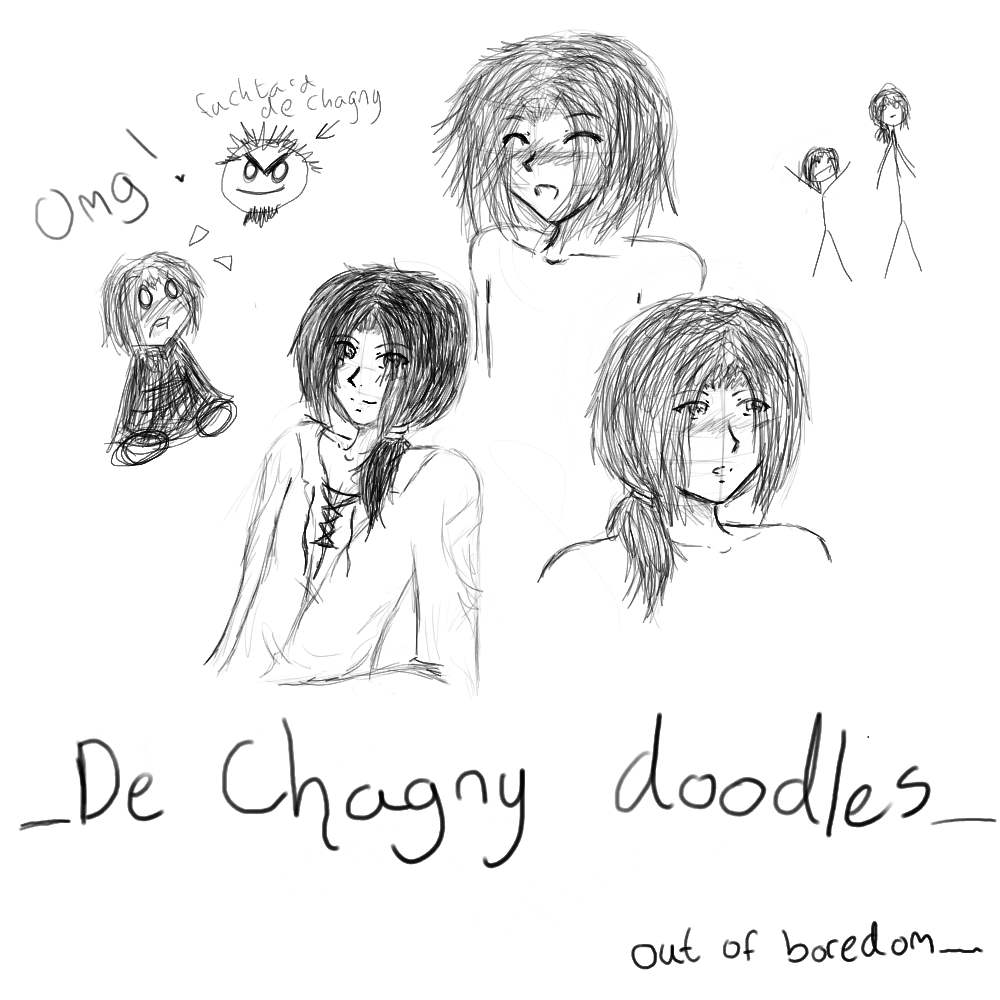 De Chagny doodles by EternityMaze