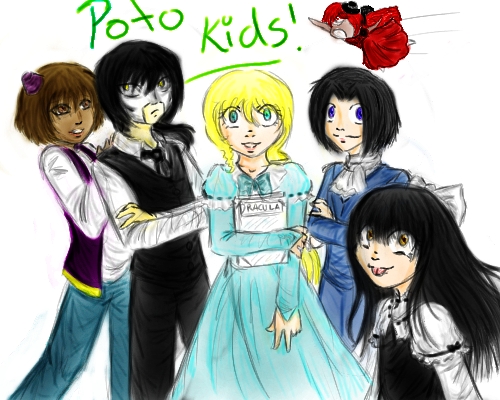 PotO Kids! (another group shot x3) by EternityMaze