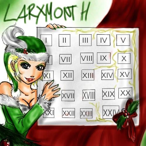 Larxmonth calendar! by EternityMaze