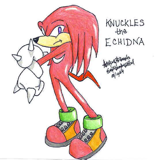 Knuckles the Echidna by EveryBodysFool