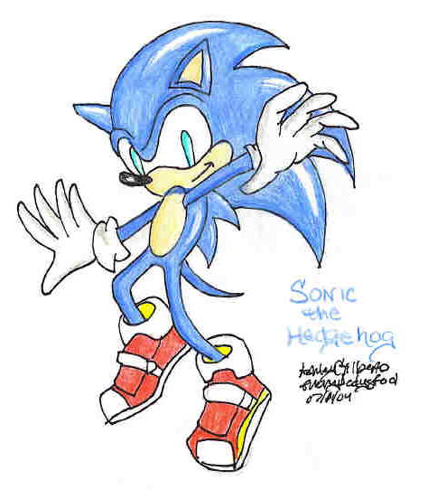 Sonic the Hedgehog by EveryBodysFool
