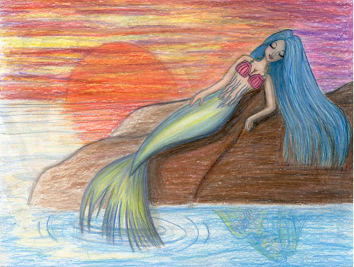 Blue Mermaid ^_^ by EvilBunnySlippers
