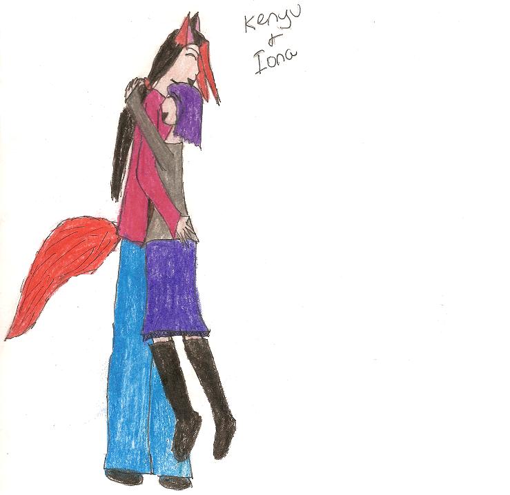 Kenyu and Iona  by EvilMinionOfPuu