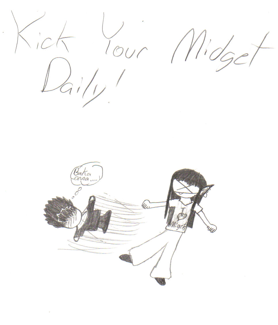 Kick a Midget! by EvilPokerWithAStick