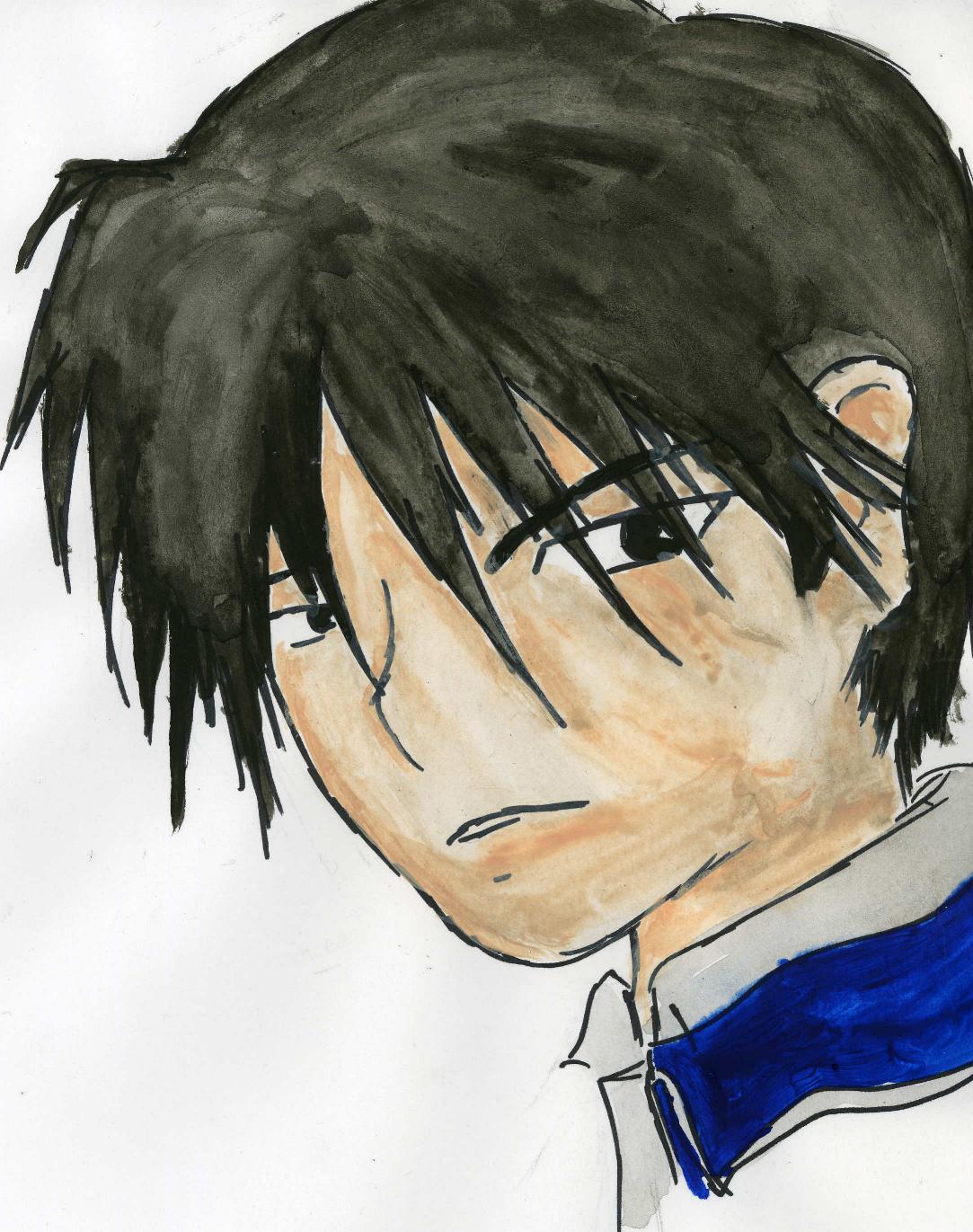 Roy Mustang Watercolor by Evil_Summoner