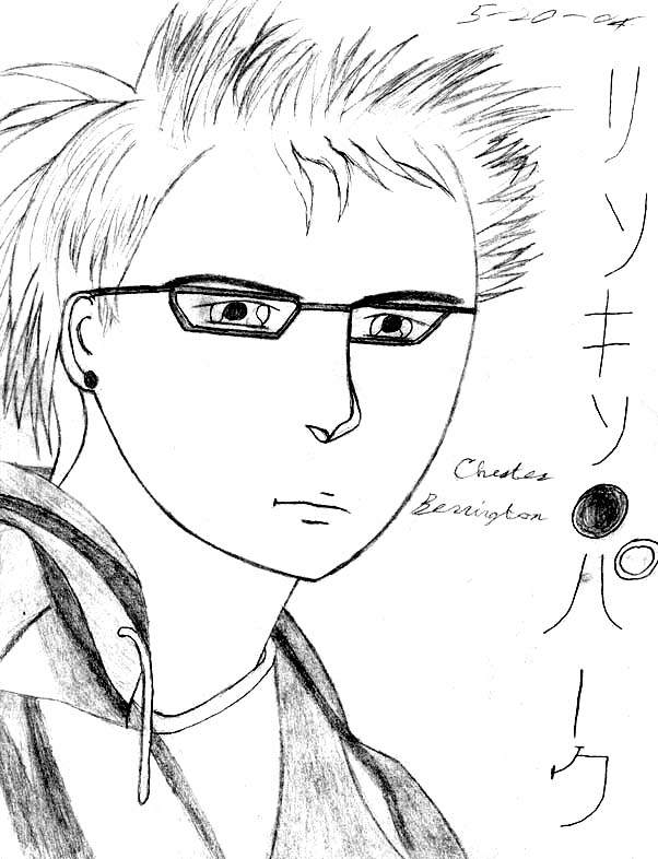 Chester Bennington Manga style by Evil_Xero