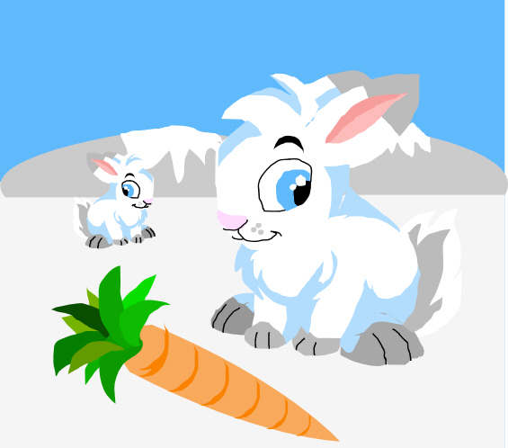 Snowbunny by Evil_killer_bunny