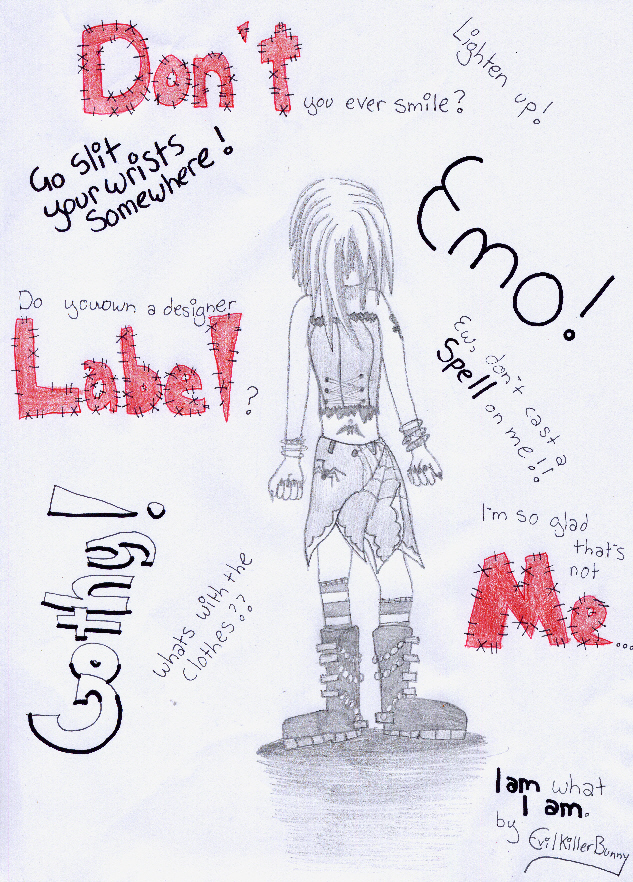 Don't Label Me - I Am What I Am by Evil_killer_bunny