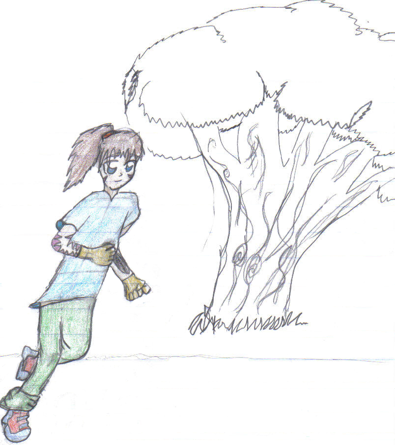 Girl Running by Evluv