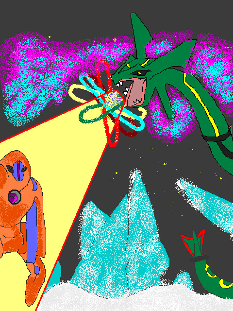 Deoxys vs. Rayquaza by Evolution