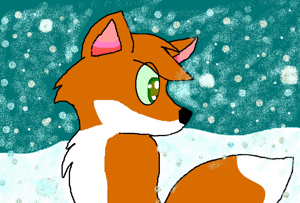 Christmas Fox by EvonaLovesWalden4Ever