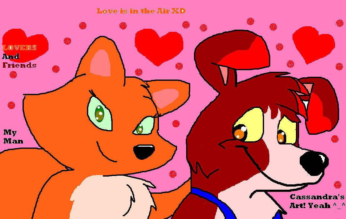 Thank You *gift for turarocks*!!! Lance and Vivian the red fox by EvonaLovesWalden4Ever