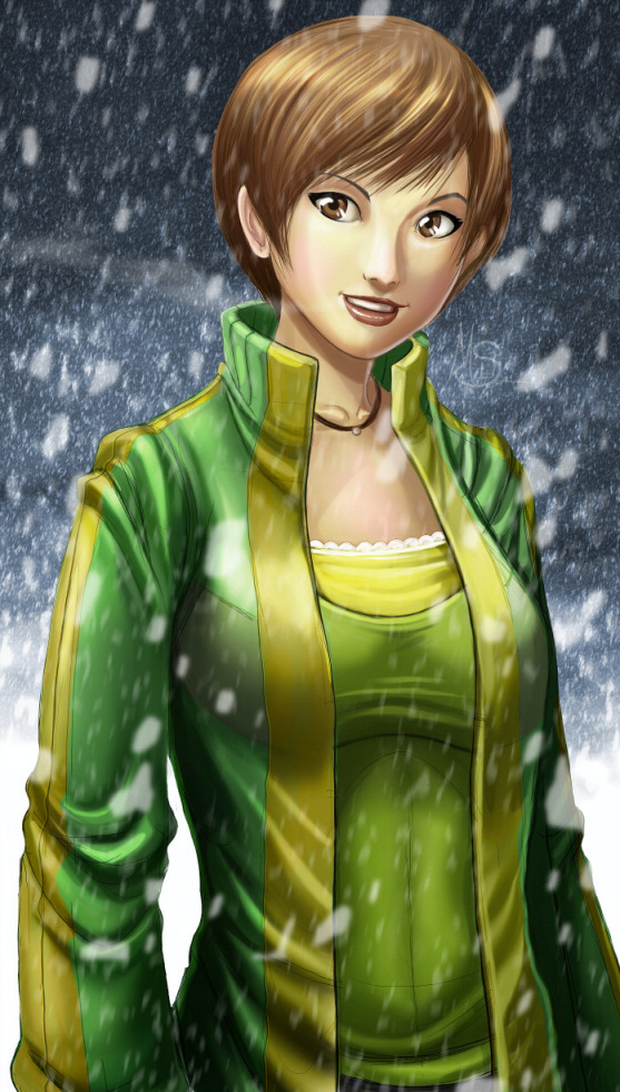 Chie in the Snow by ExMile
