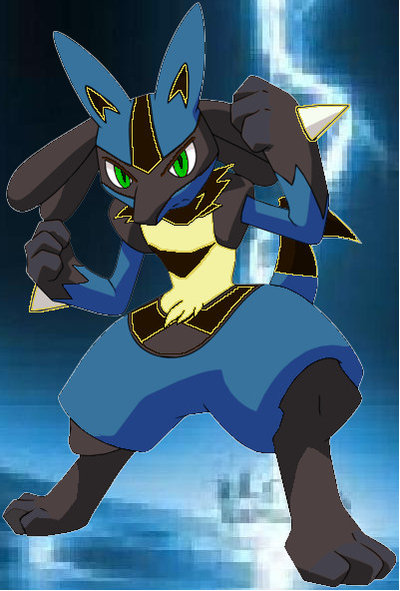 lucario by Exiled12Magawolf