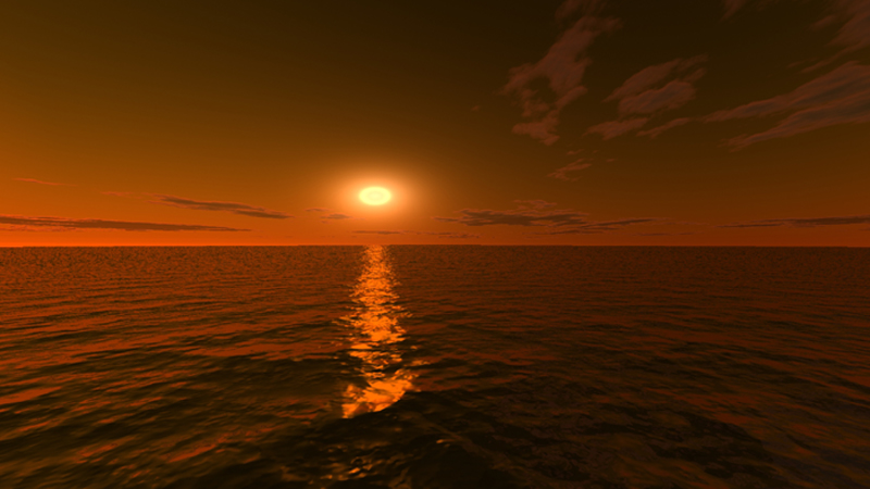 3D Sunset by Eye_Catchers