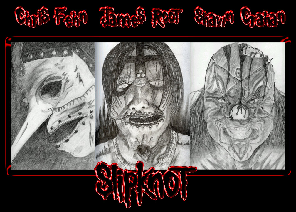 Slipknot Drawing Compilation by Eye_Catchers