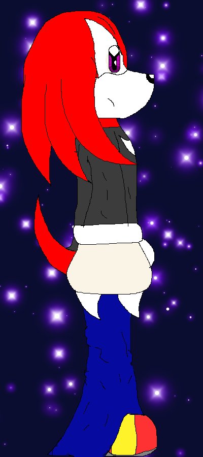 Knuckles (wow i acctuly drew somthing other then f by echidnafreak