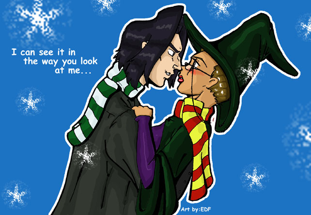 Snape and McGonagall by edf