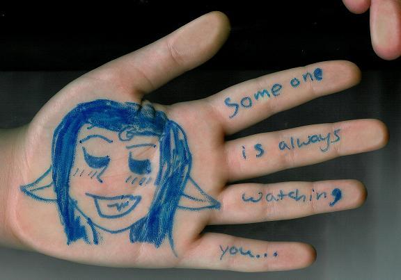 It's my hand!!! It's famous now!!! by edocatastrophi