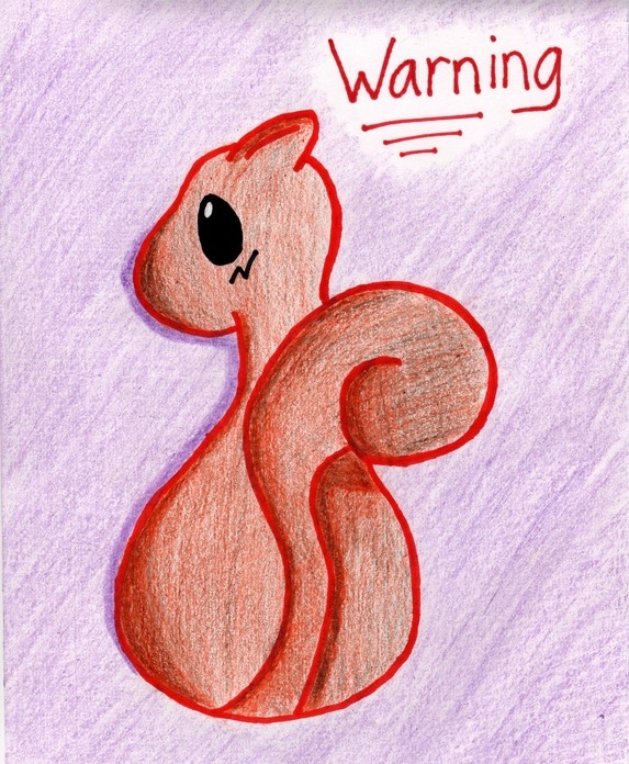 Warning:Squirrel by edofangirl11