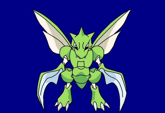 scyther (request) by edofangirl11
