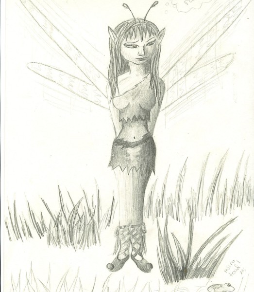 little winged woodsgirl.. by eem_evas