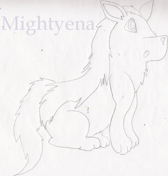 mightyena by eevee_lover