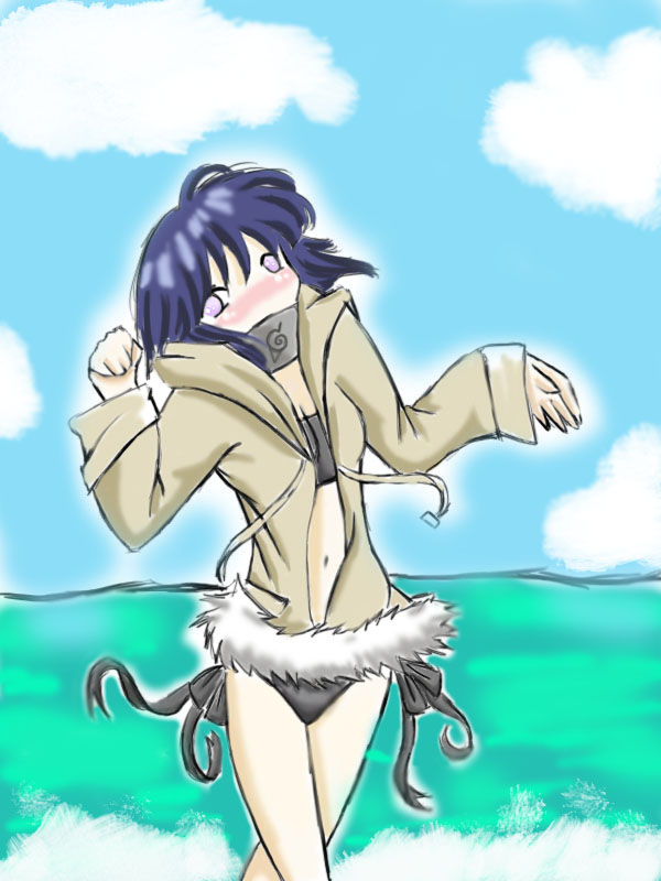 Beach time (hinata) by elChupaLibre99