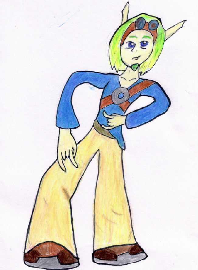 Meh, i put  Jak in "normal " clothes... by electricbaseblackdragon19