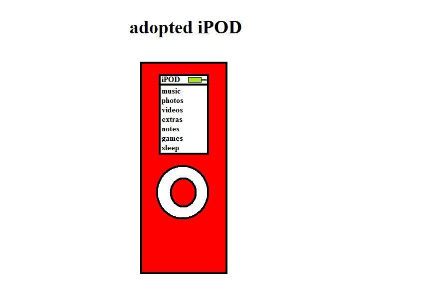 adopted ipod by elvisfan123