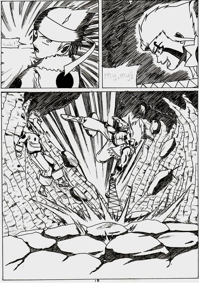My old manga~page 18. read from Right to Left by elyo11