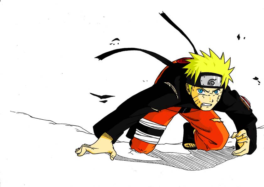 Naruto Movie 4 poster COLORED by elyo11