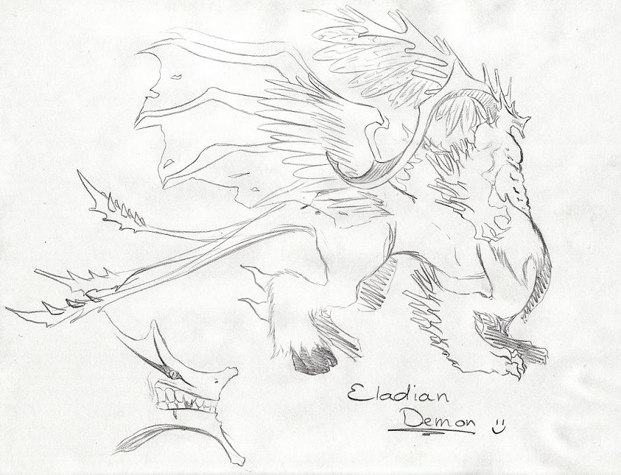 Demon Sketch~ by elyo11