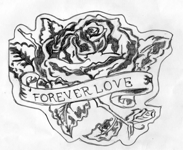 Rose tattoo by em3042