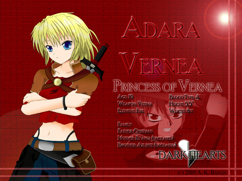 Dark Hearts Adara Vernea Wallpaper by emerald_fire2065