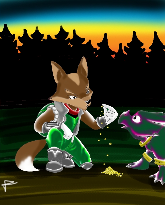 FOX &amp; the HOUND by emeraldsaber